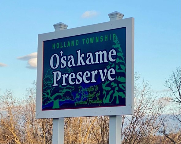 Osakame trail sign